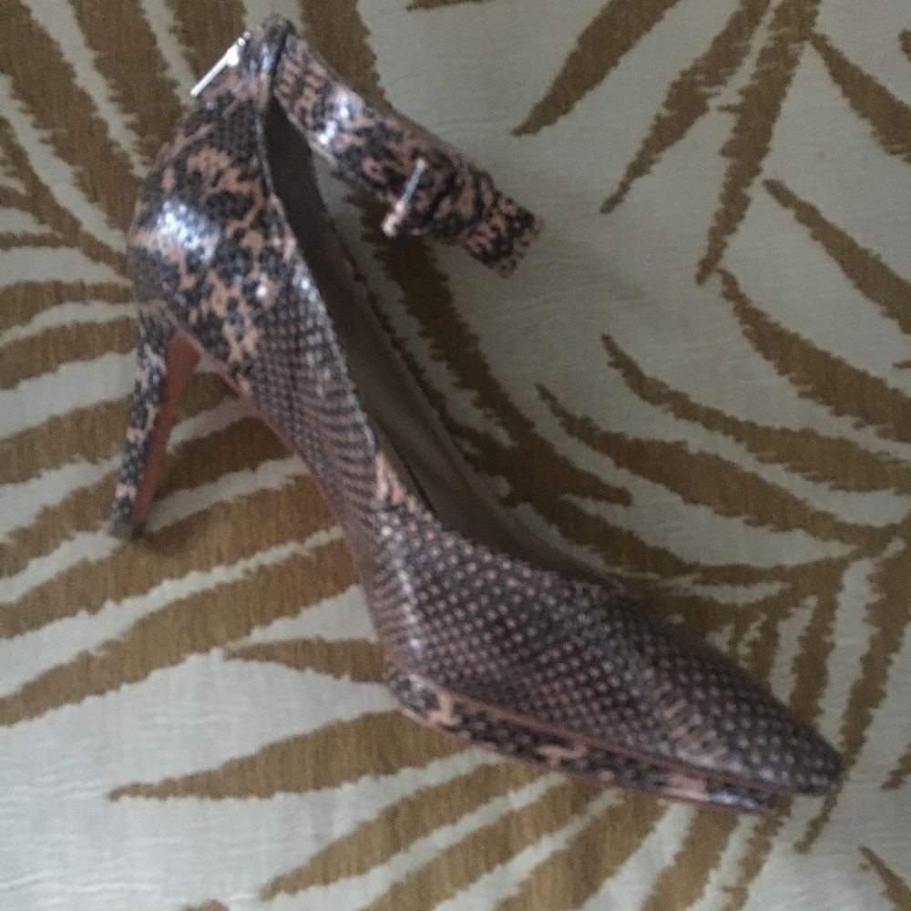 Loeffler Randall Snakeskin Pumps